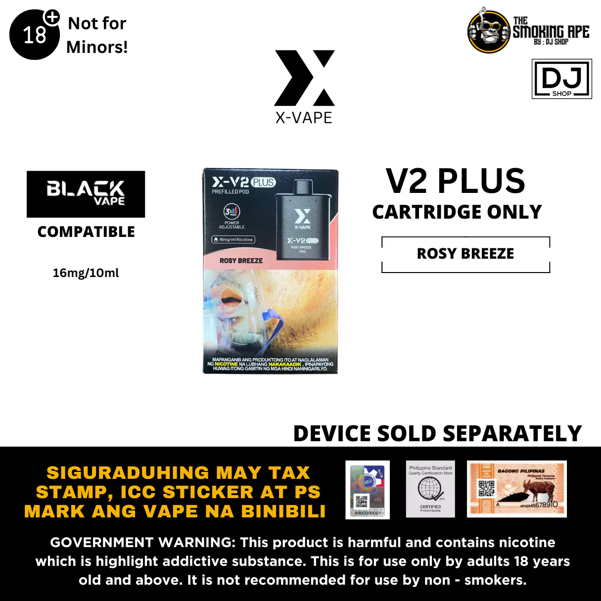 Xvape v2 (Black Elite Comptaible) - Image 6