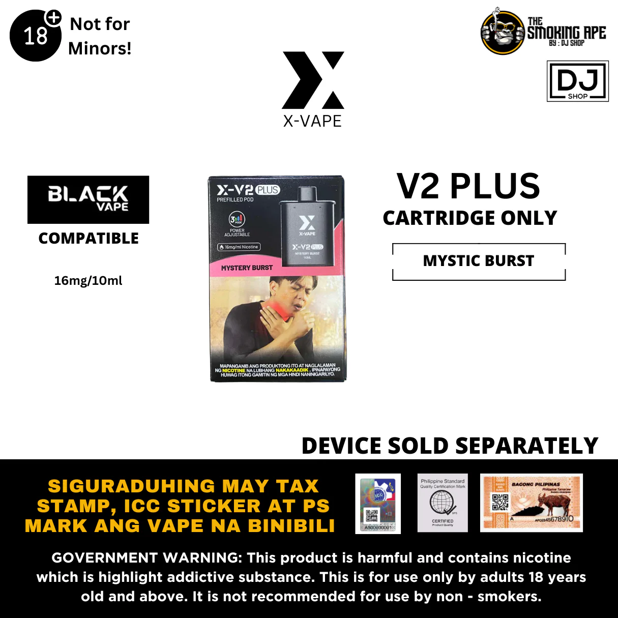 Xvape v2 (Black Elite Comptaible) - Image 8