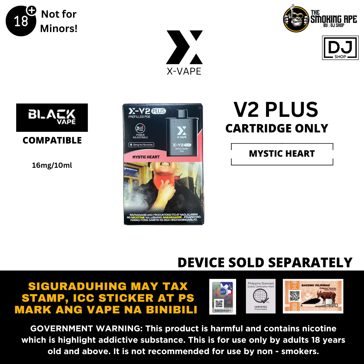Xvape v2 (Black Elite Comptaible) - Image 9